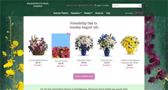 Desktop Screenshot of mariannesfloral.com